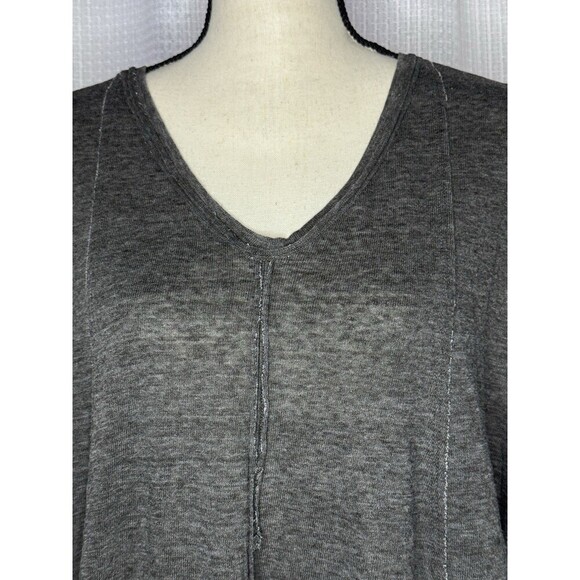 NEW Free People Women’s M Black Sammie V-Neck Short Sleeve Tunic Top HOBO NWT - Picture 8 of 8